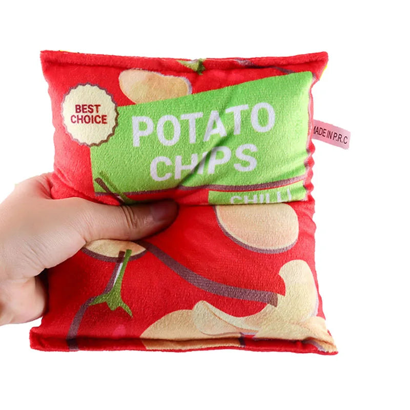 Spielzeug Kartoffelchips für Hunde