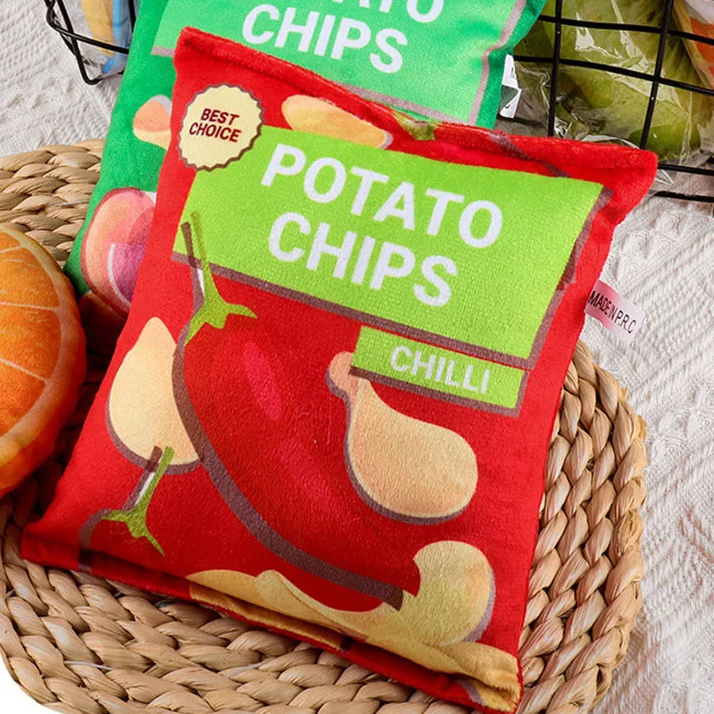 Spielzeug Kartoffelchips für Hunde