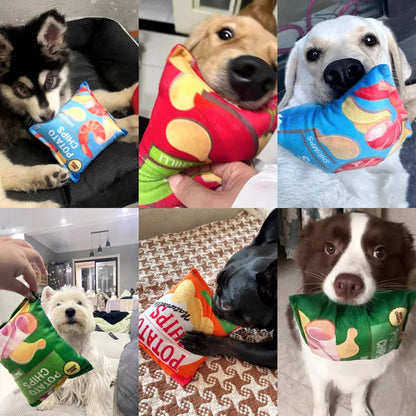 Spielzeug Kartoffelchips für Hunde
