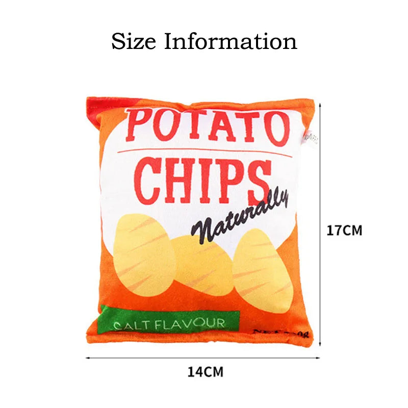 Spielzeug Kartoffelchips für Hunde