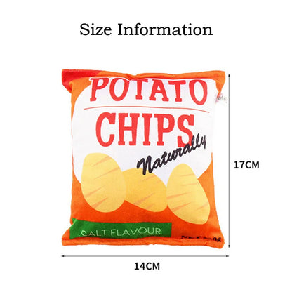 Spielzeug Kartoffelchips für Hunde