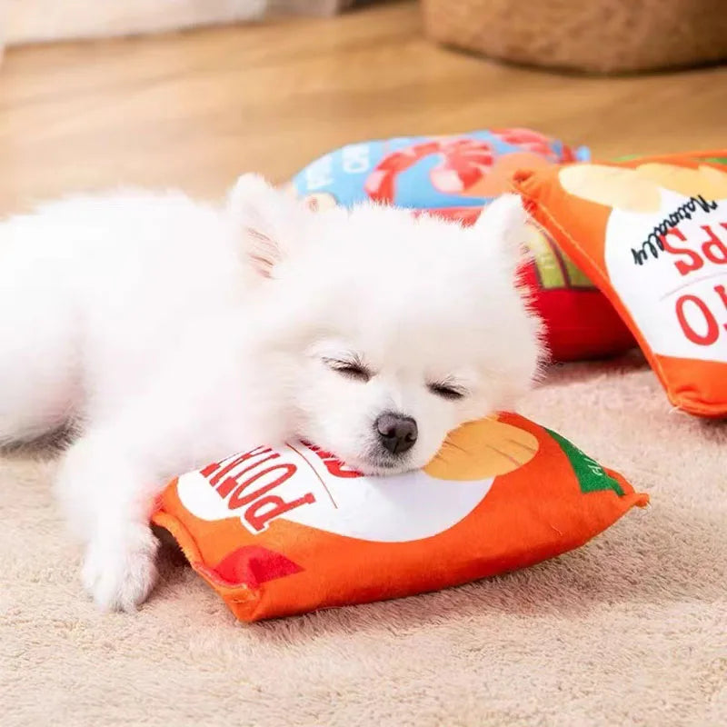 Spielzeug Kartoffelchips für Hunde